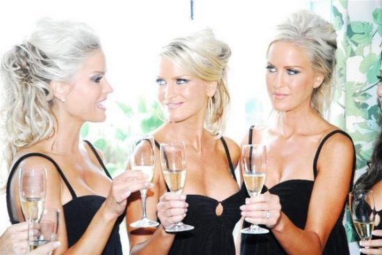 Triplet-bridesmaids