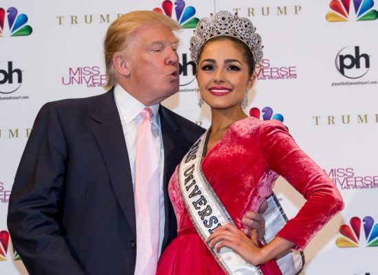 Miss univers 2012 avec Donald Trump