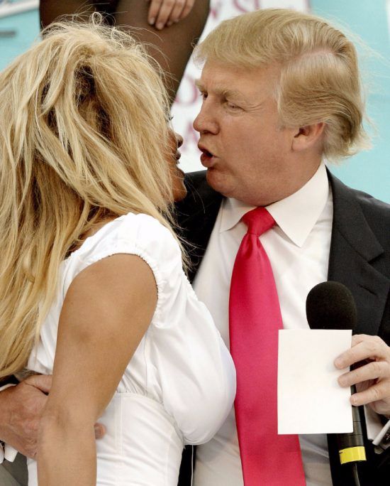 Pamela Anderson avec Donald Trump