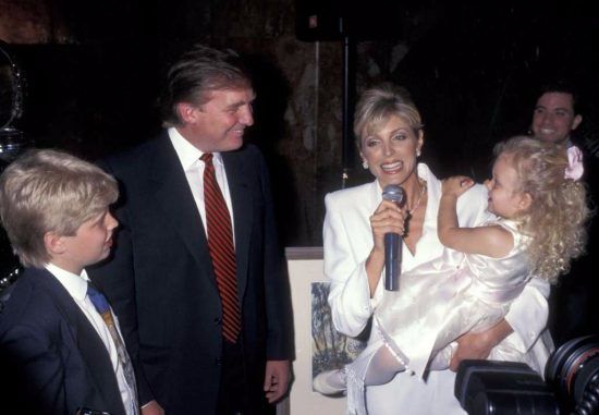 Tiffany avec Donald Trump, Marla et Trump Jr
