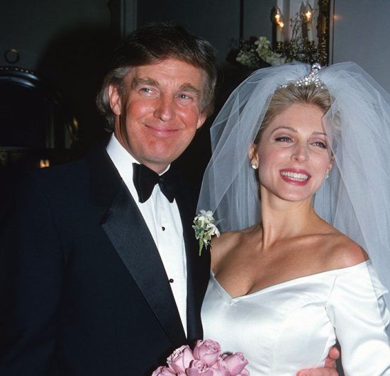 Donald Trump et sa femme Marla Maples