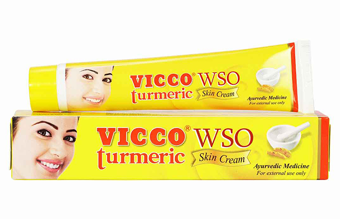 7. Crème Vicco Turmeric acné médicaments