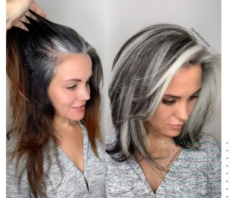 11 2 la beauté des cheveux gris