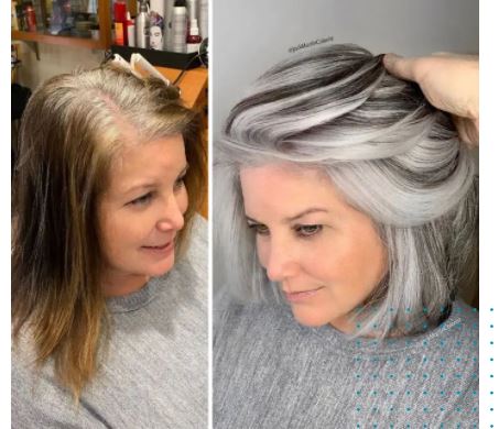 13 1 la beauté des cheveux gris