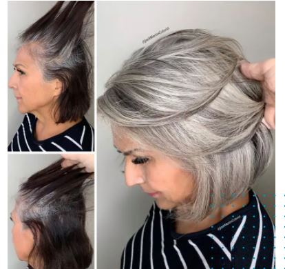 14 1 la beauté des cheveux gris