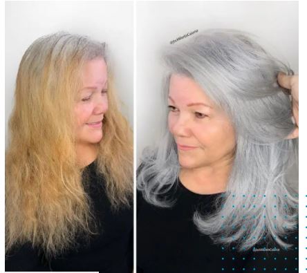 31 la beauté des cheveux gris