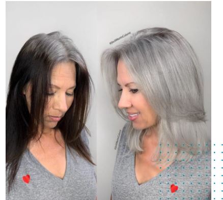 49 la beauté des cheveux gris