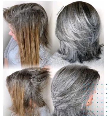 8 3 la beauté des cheveux gris
