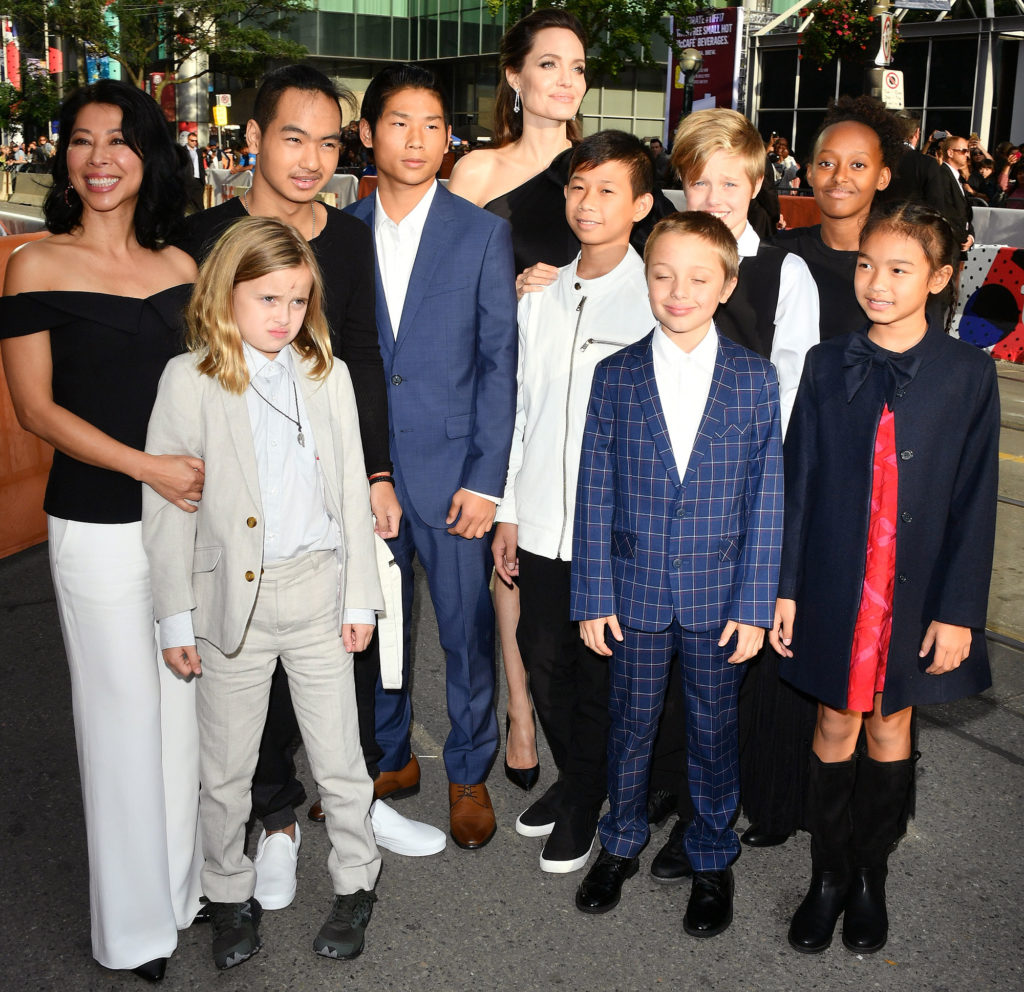 Angelina Jolie, la maman et ses enfants