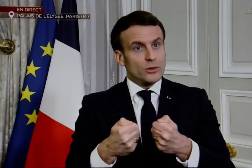 Emmanuel Macron au JT de 20h