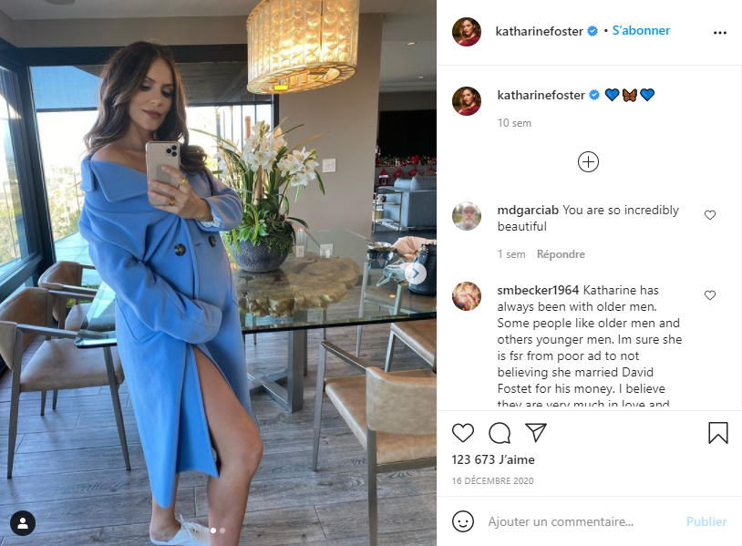 David Foster - Instagram de sa femme, Katharine McPhee