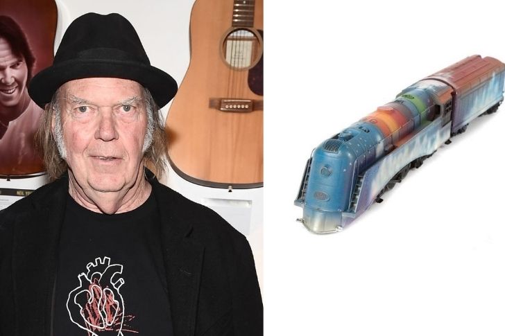 6.Neil Youngs Toy Trains célébrités