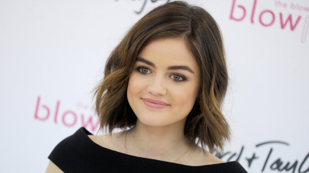 lucy hale ombre hair coupes