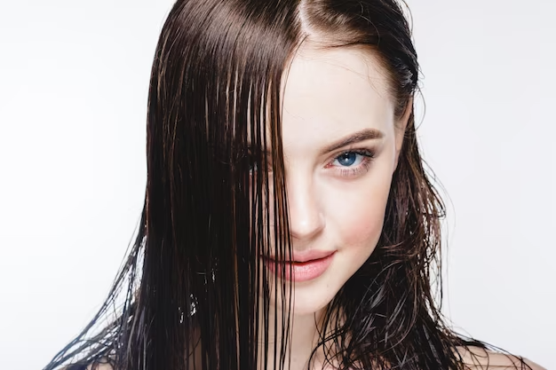 portrait femme aux cheveux mouilles concept soins peau saine pour cheveux beaute beau modele aux cheveux mouilles isole blanc 431835 1413.psd coiffure